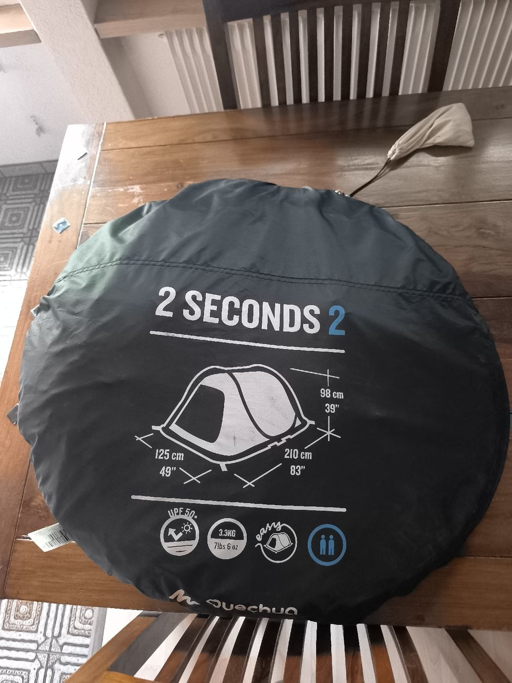 Decathlon Tende : Wurfzelt Quechua 2 Seconds – Usato da Konolfingen venduto da dom_t6m6