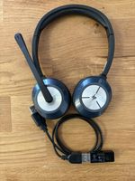 HP Stereo Headset mit USB Anschluss schwarz gebraucht