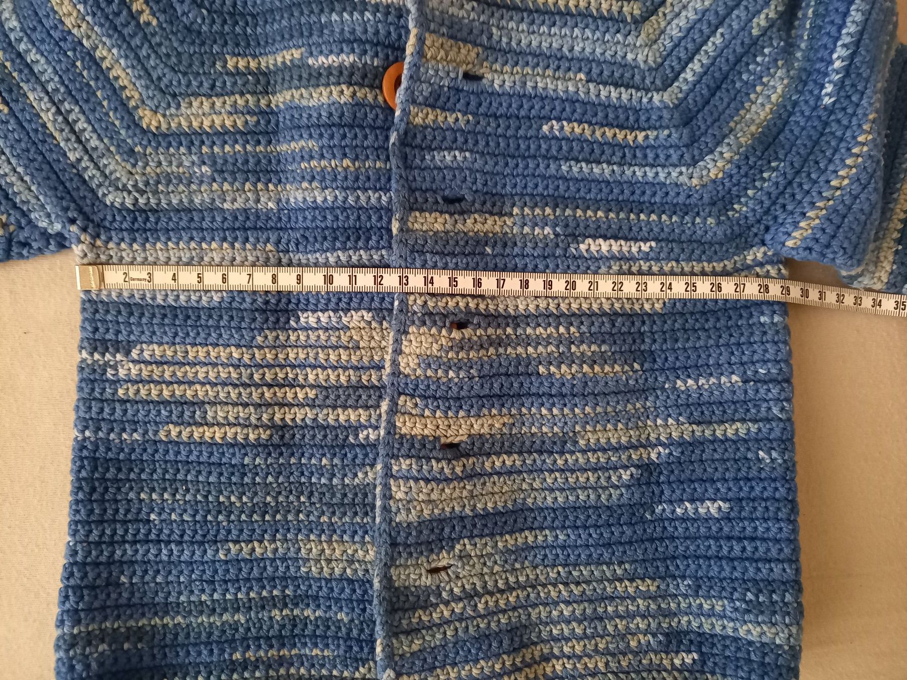 Jacken & Mäntel: blaue Strickjacke Baumwolle ca. Gr. 80 / 12 Mt. – Gebraucht aus Unterengstringen von saraman 1