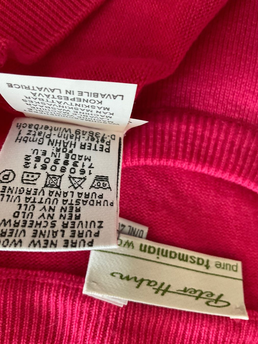 Peter Hahn Maglioni & Felpe: Peter Hahn Wolle Pullover Gr 40 Himbeere – Usato da Urdorf venduto da alda02 6