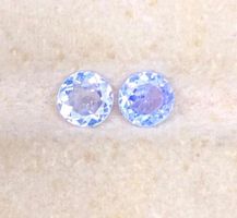 Tanzanite Duo paar! Wunderschöne Steine! Top Farbe! 