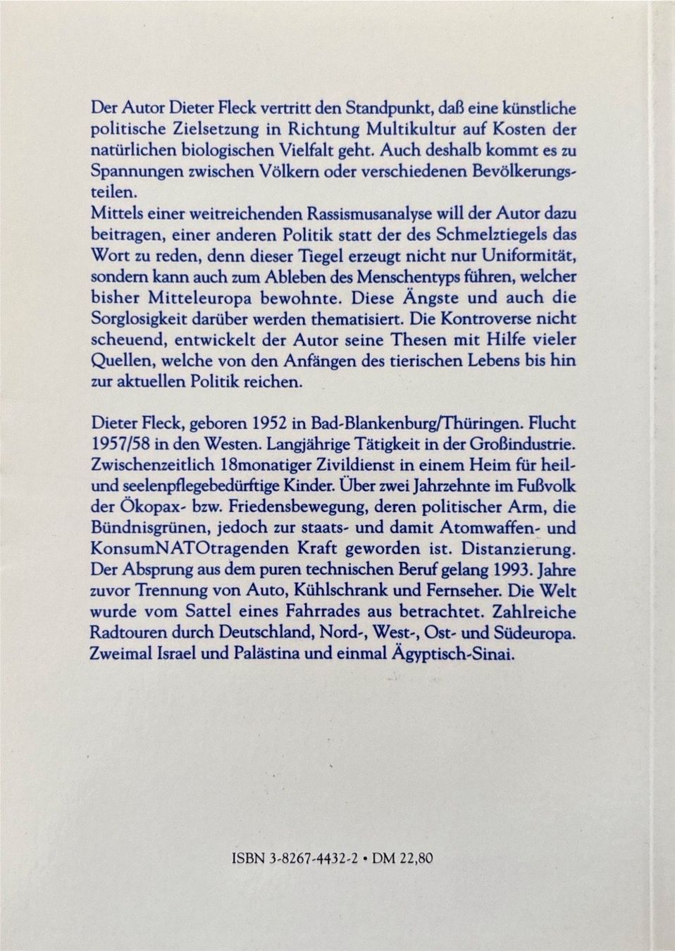 Libri: Fleck Dieter, Vielfalt contra Multikult – Nuovo (secondo la descrizione) da Sarnen venduto da Livres 1