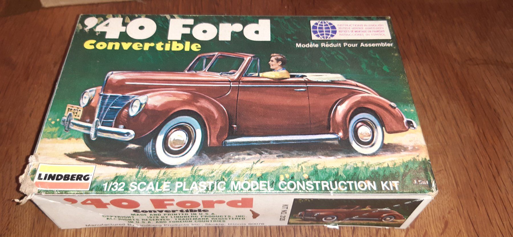 Ford Modellini d'auto: Ford Convertible 1:32 LINDBERG – Usato da Fehraltorf venduto da STEMAC01TK