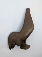 Hahn oder Huhn in Bronze oder Messing