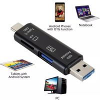 5 in 1 USB 3.0 Typ-C Kartenleser Speicherkartenleser Leser