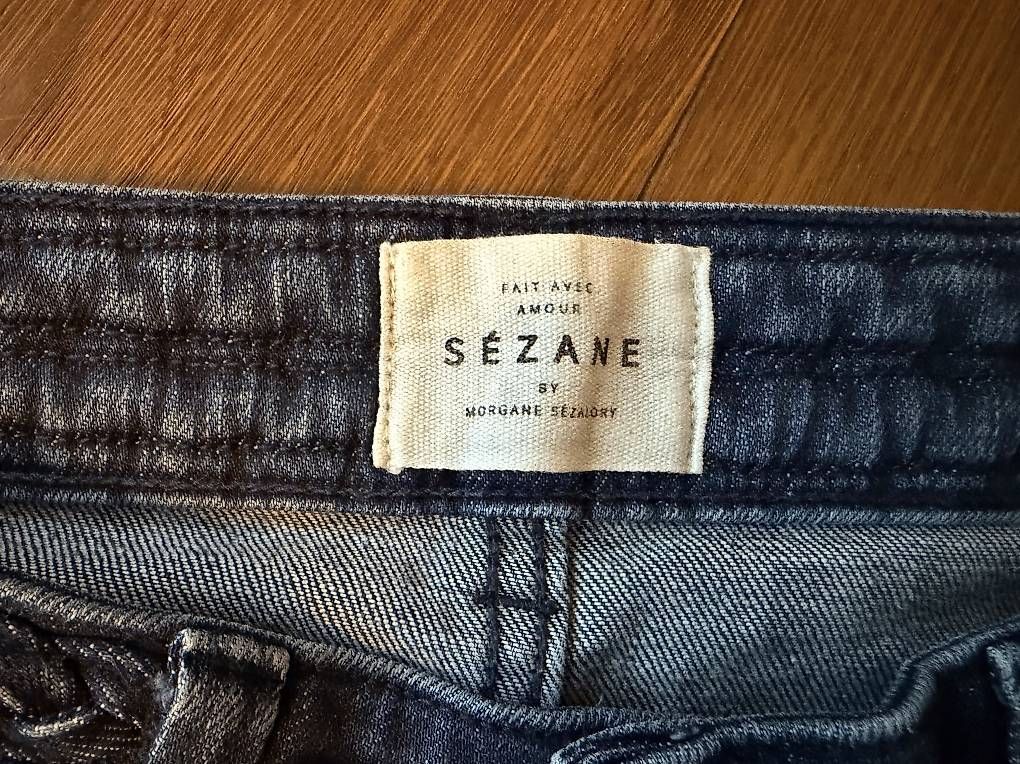 Jeans: Sézane Jeans, flared, mit verziertem Bund, Gr. S – Usato da Glattfelden venduto da pexx79 3