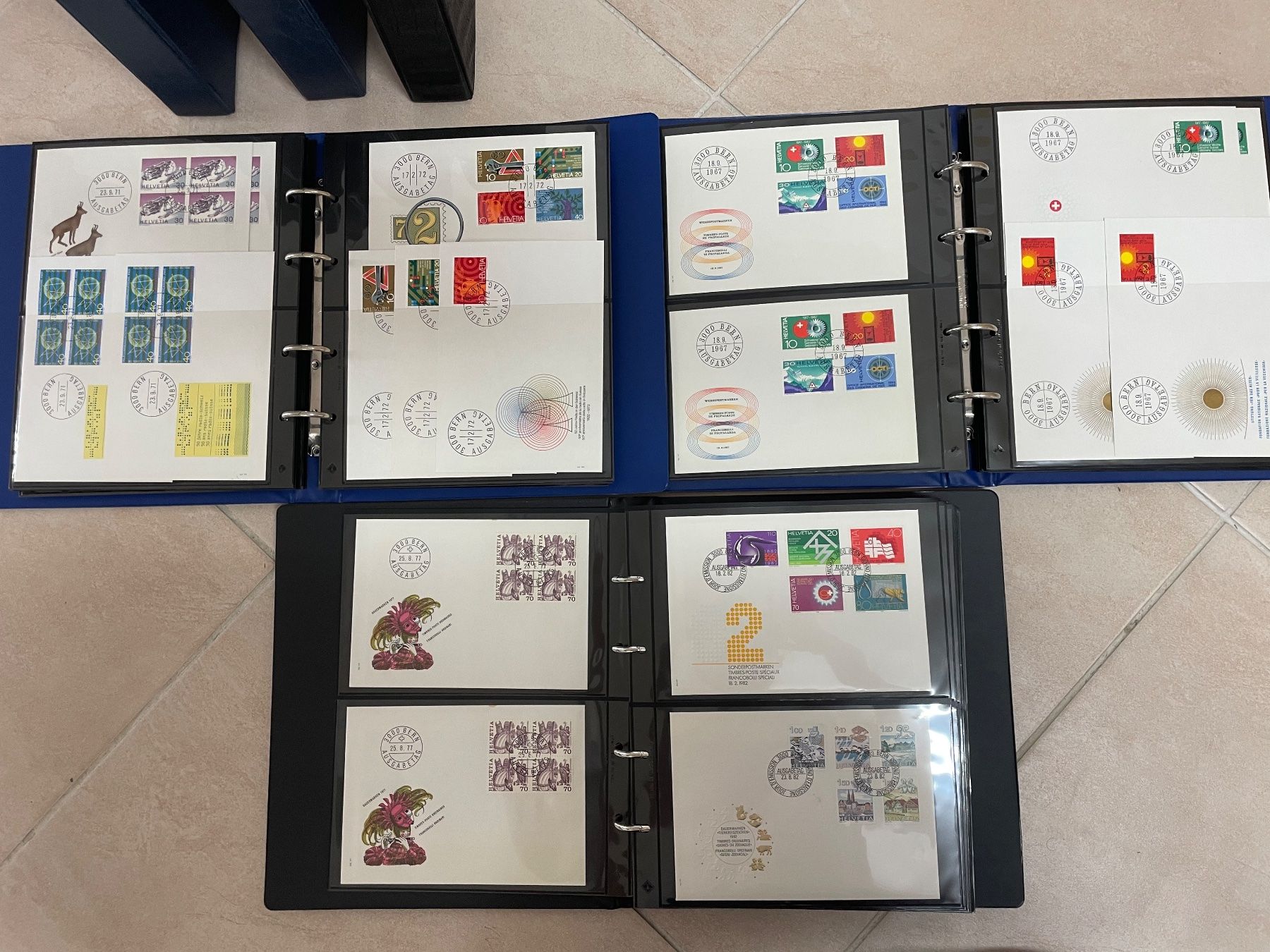 Tutti i francobolli: 3 ALB LEUCHTTURM soignés – Usato da Sonceboz-Sombeval venduto da Comment2 8