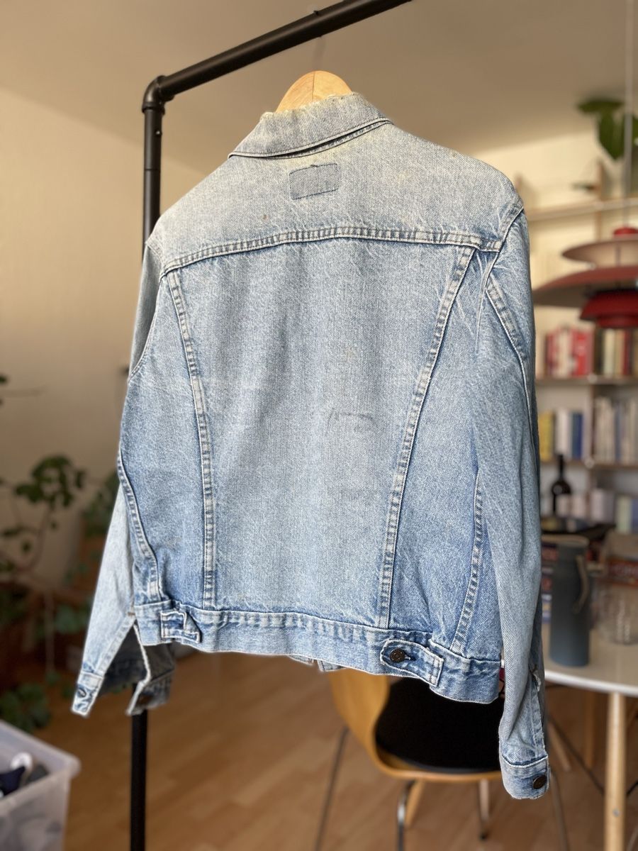 Levi's Giacche: Vintage Levi's Jeans Jacke, hellblau, Gr. M – Usato da Zürich venduto da Tcj.han 6