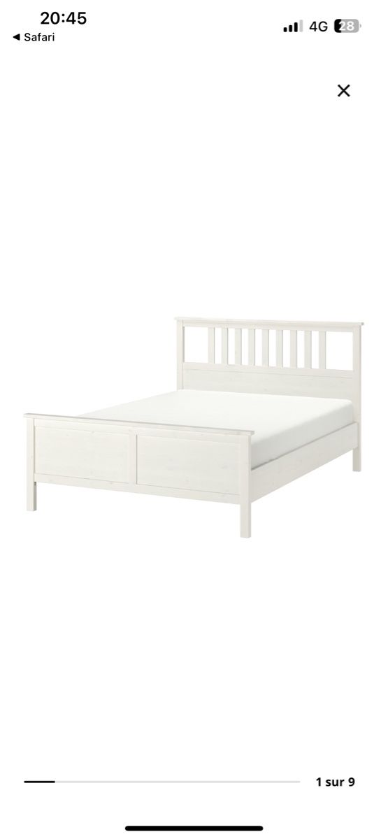 Ikea Letti: Lit IKEA HEMNES 160x200 – Usato da Vevey venduto da clo_9dhs