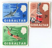 Briefmarken "Tourismus". Gibraltar