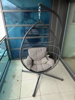 Hanging Egg Chair with Cushion - Cozy Outdoor Seating