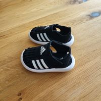 Sandalen Adidas schwarz weiss Grösse 23 guter Zustand