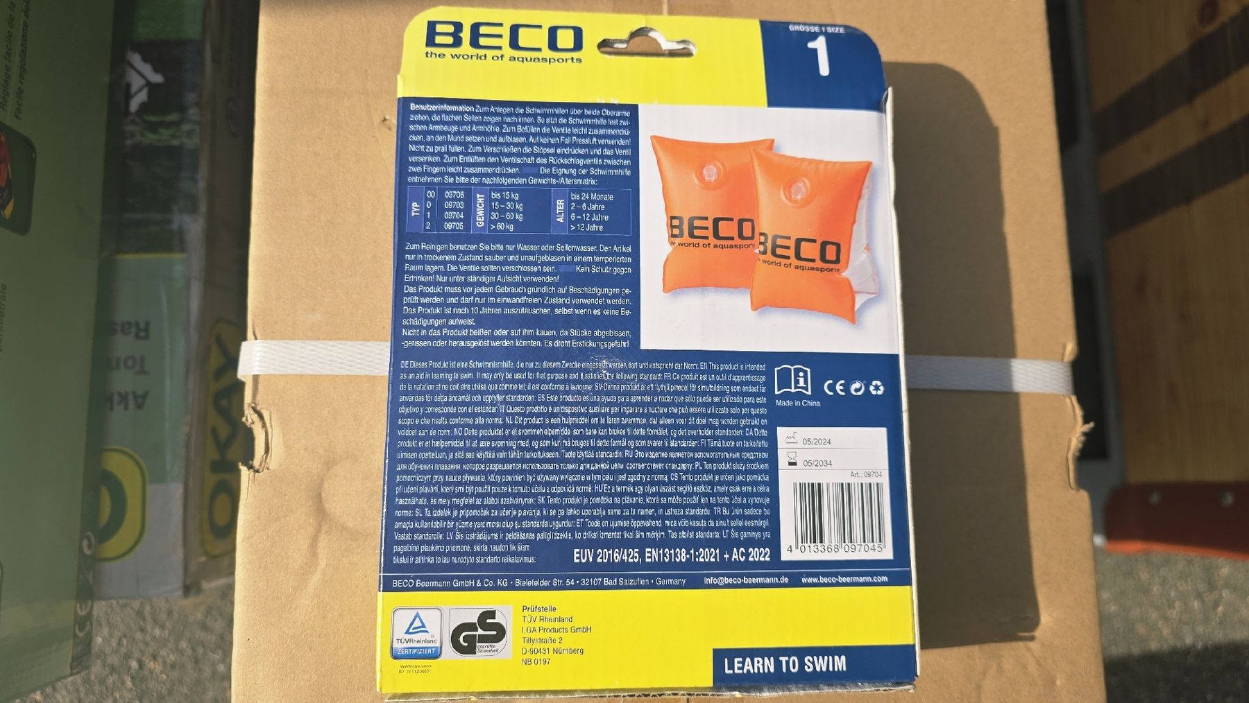 Piscine: Beco Schwimmarmflügel Grösse 1. – Nuovo e nell'imballaggio originale da Dussnang venduto da Priska2285 2