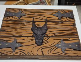 Dungeons & Dragons Gamemaster Holzschild Drachenkopf