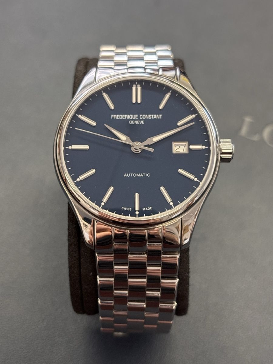 Frederique Constant Uhren: Frederique Constant Automatic Uhr blau neuwertig – Neu (gemäss Beschreibung) aus Zermatt von Wega.Boutique