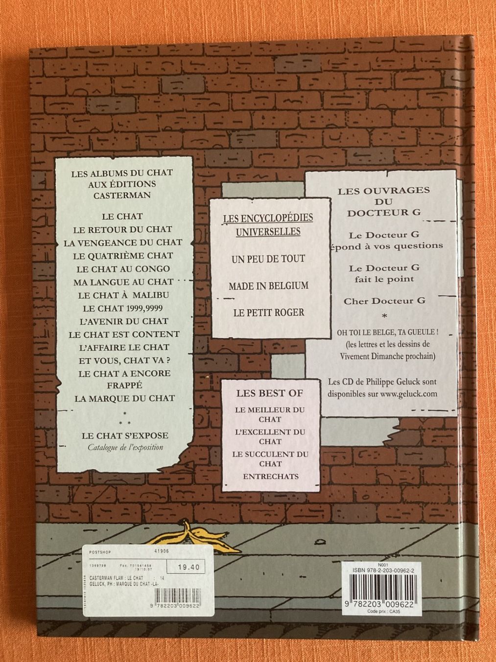 Comics: La marque du Chat - Geluck – Gebraucht aus Neuchâtel von Rougesky 1