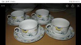 Kaffe set 18 teilige Domestic Tropical