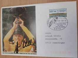 Jan Ullrich - handsigniert - mit Sonderstempel