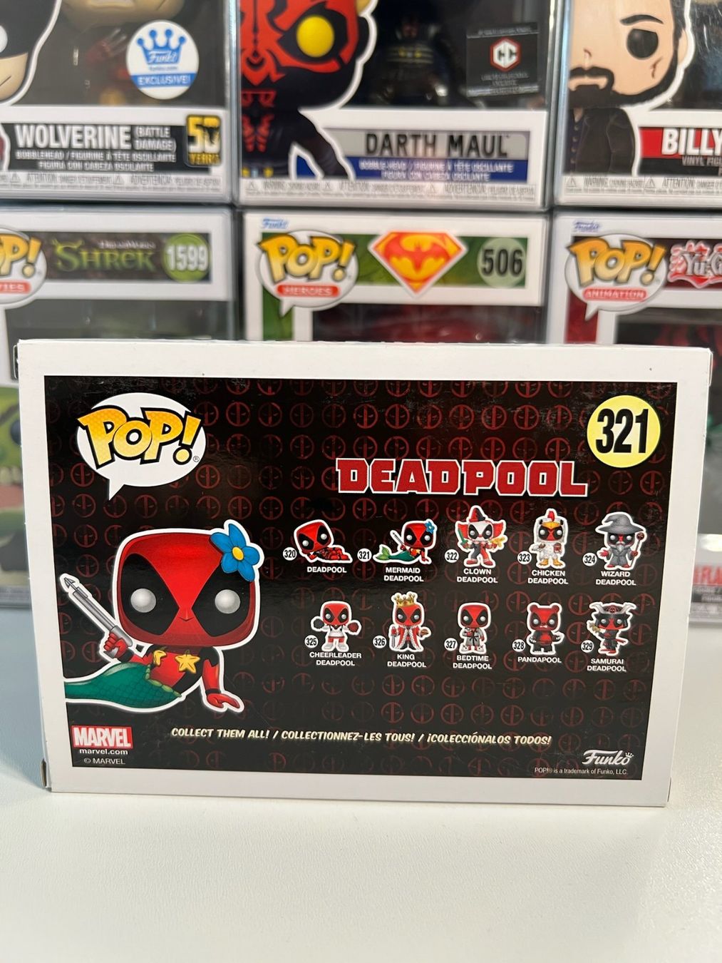 Funko Statuette: Funko POP! Marvel Deadpool Mermaid Deadpool Edition Limitée – Usato da Le Mouret venduto da perfectbijou 2