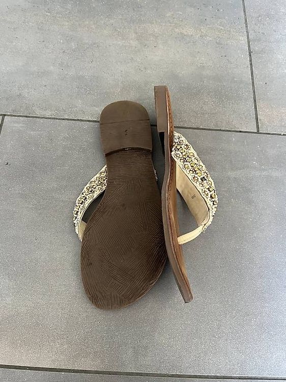 Sommer Flip Flop Zehentrenner Sommerkind 39/weiss