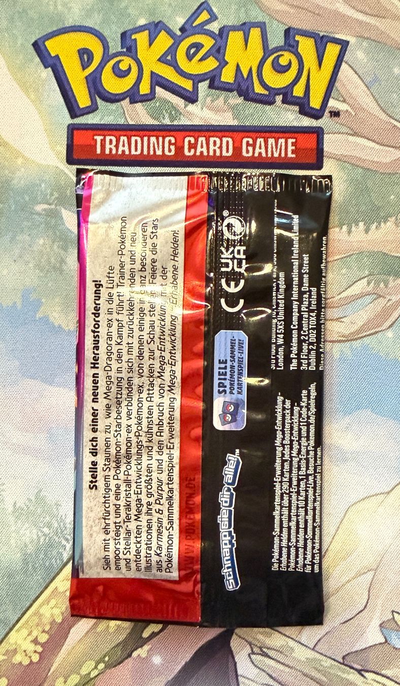 Cartoline: Pokemonkarten Booster Mega Entwicklung Erhobene Helden – Nuovo e nell'imballaggio originale da Sempach venduto da R-G 1
