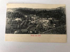 Ansichtskarte Zell, Gruss aus Zell, datiert 1905