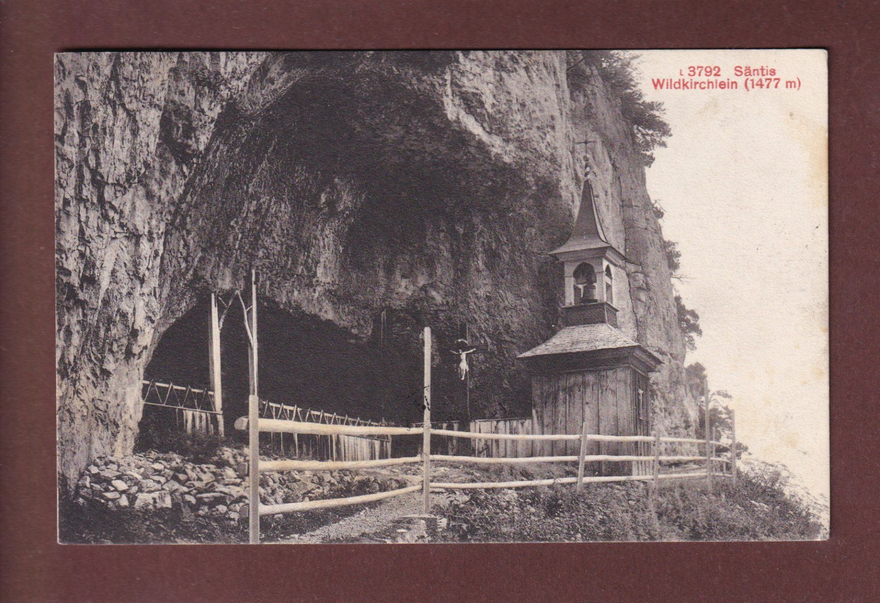Cartes postales: Säntis - WILDKIRCHLI - 1912 – D'occasion à Pully par nicecards-shop