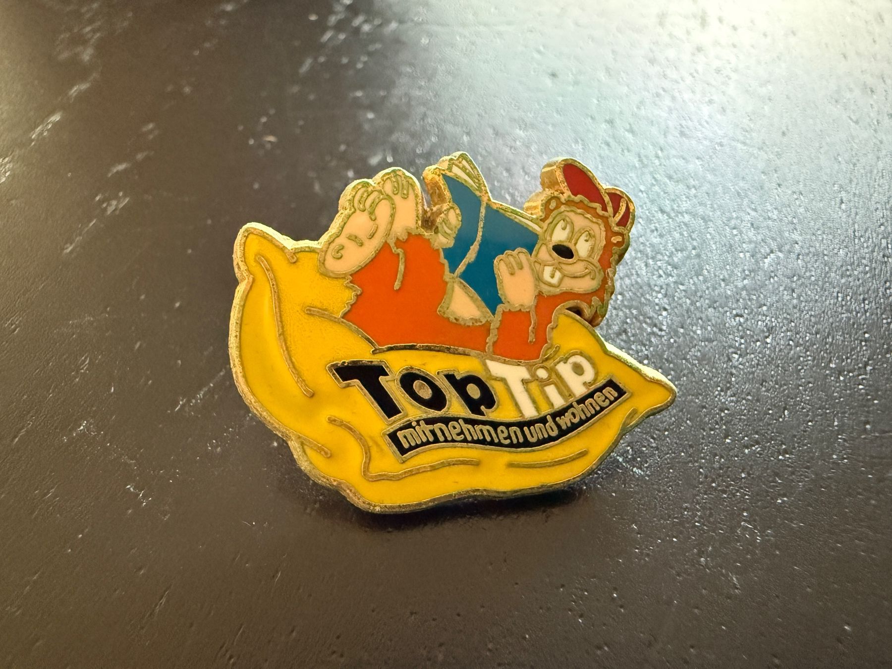 Placchette & Badge: Top Tip Pin / Anstecker "mitnehmen und wohnen" selten – Usato da Erstfeld venduto da Mario_boe0