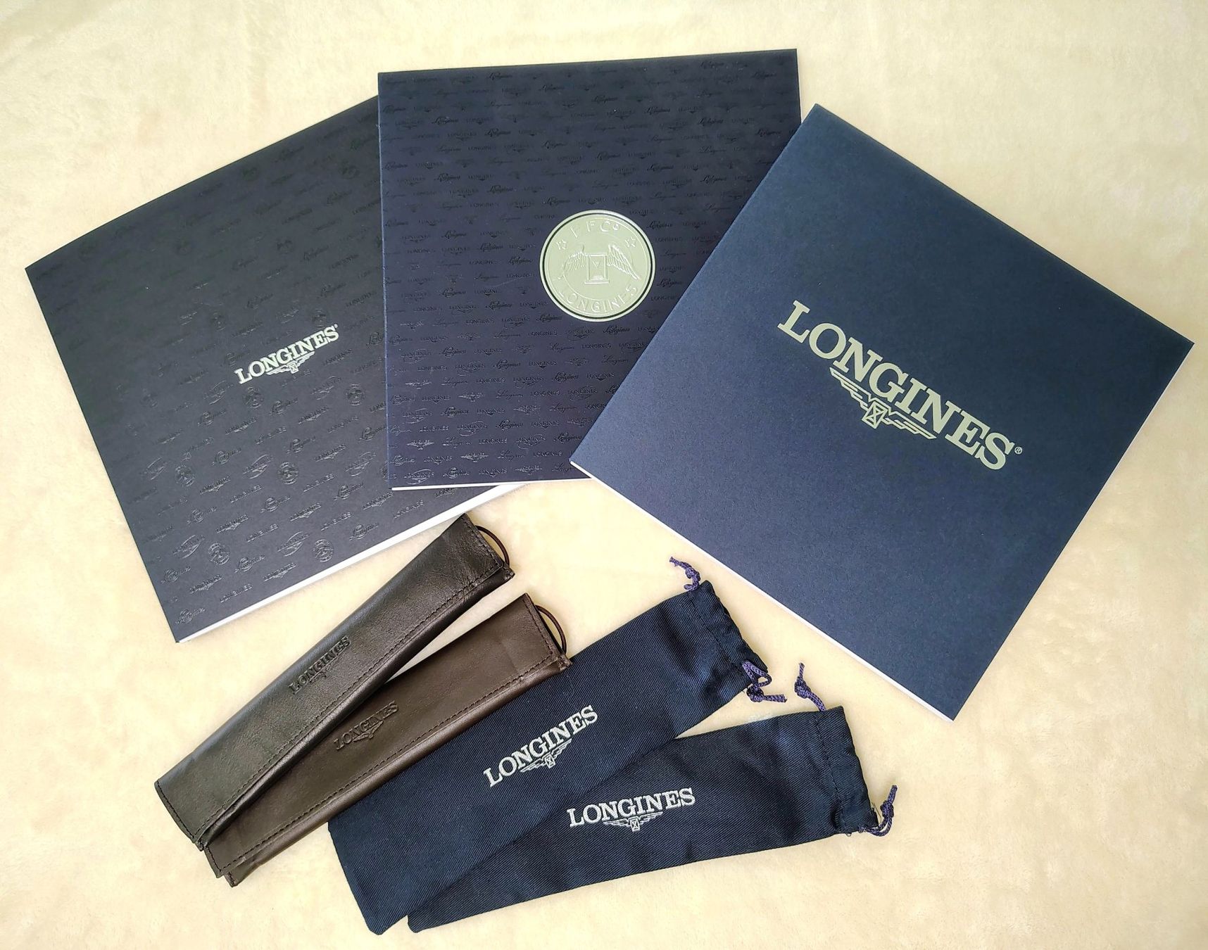 Schreibblöcke: Longines, lot de 3 blocs-notes – Neu (gemäss Beschreibung) aus Péry von Sodubavallon