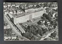 AK Basel Neues Bürgerspital Fliegeraufnahme Aviatik