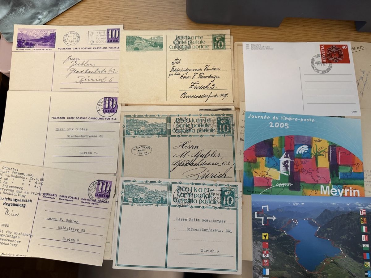 Cartoline postali: 80 AK/PK und Maximumkarten ab Alt – Usato da Murgenthal venduto da Tina_4055 1