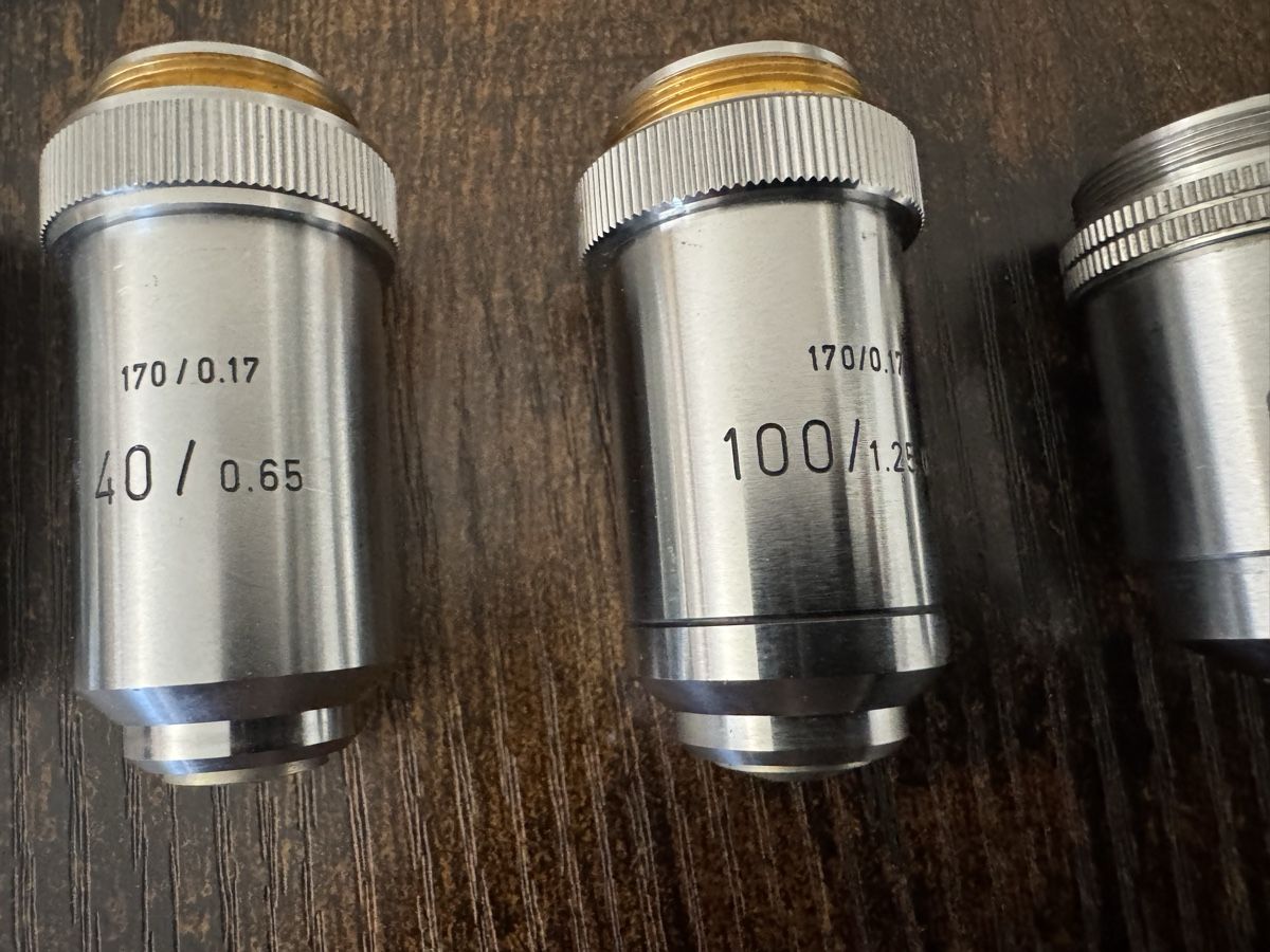 Leitz Microscopi: Leitz wetzlar mikroscope objektive 6 stück – Usato da Zunzgen venduto da milesdavis76 5