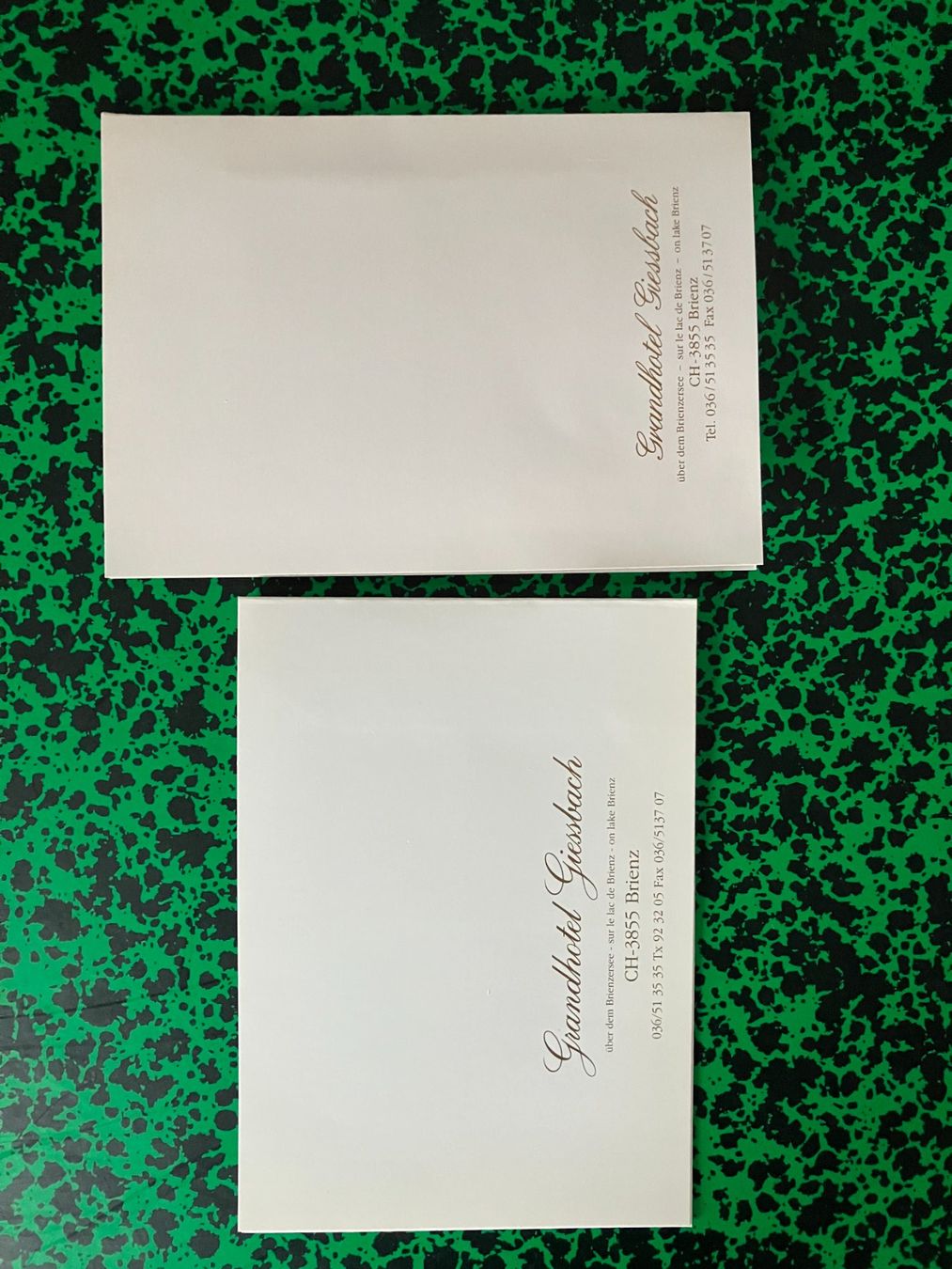 Tous les timbres: Hotel Vignetten Giessbach Brienz – Neuf (Voir description) à Menzingen par Wlukas 2