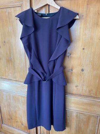 Robe TER de CARACTERE violette foncée taille 38 - Élégante!