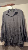 Bluse grau Oversize Look