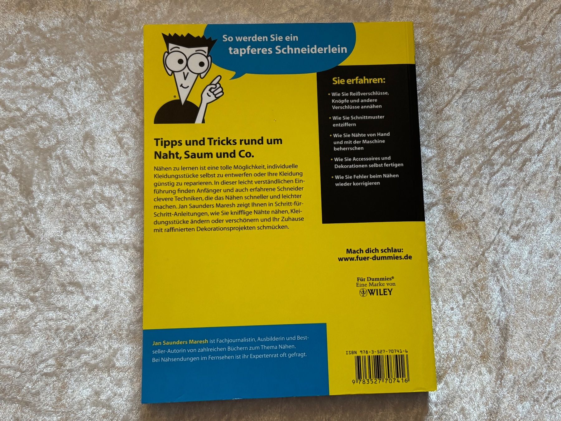 Libri: Buch: Jan Saunders Maresh - Nähen für Dummies – Usato da Sulz AG venduto da ursenbachers 1