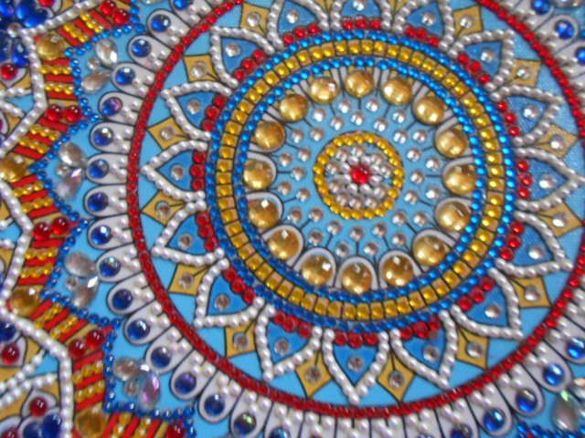 Foto & Immagini: wunderschönes Diamantpaining Bild Mandala 30 x30 cm – Nuovo (secondo la descrizione) da Flühli LU venduto da primula-47