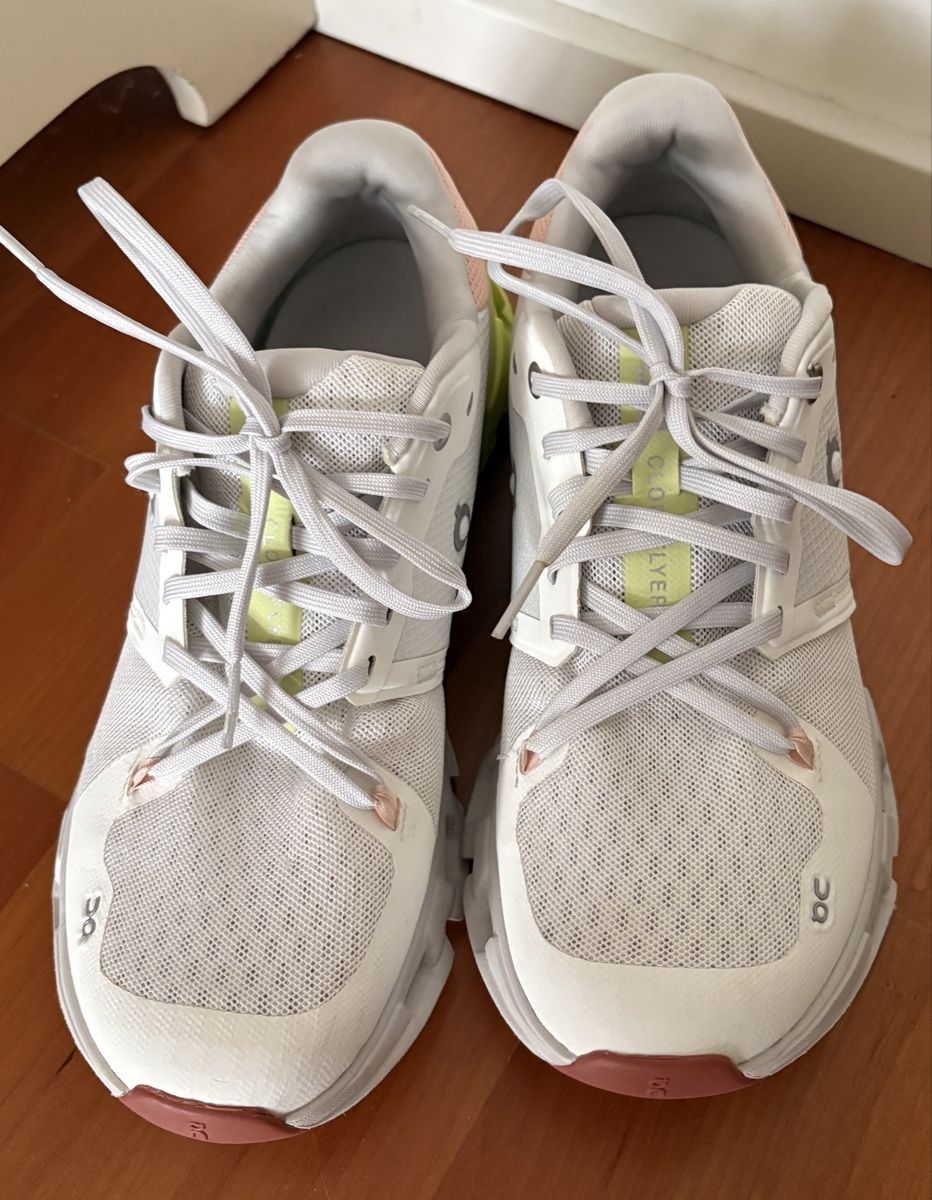 On Scarpe da donna: On cloudflyer running Schuhe sneaker trainer Weiss Rosa 40 – Usato da Rheinfelden venduto da nad_6hrl 1