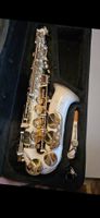 Karl Glaser Altsaxophon in Weiss-Gold mit Koffer