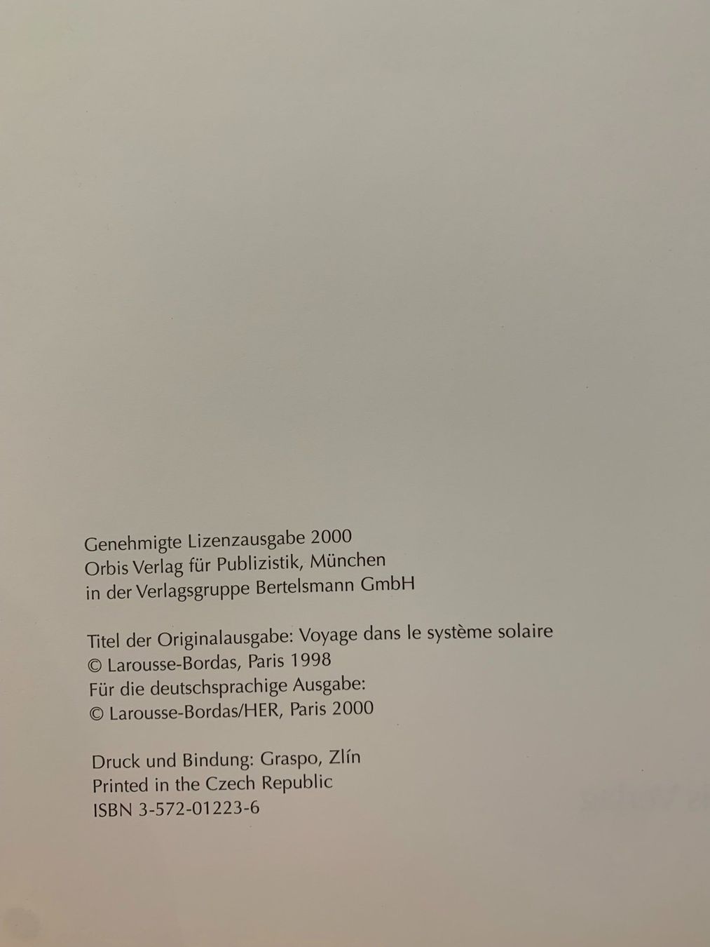Libri: Reise durch das Sonnensystem – Usato da Zürich venduto da ani_qj8q 3
