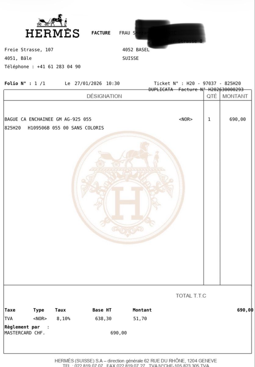 Hermès Bagues: Hermes Ring – Neuf (Voir description) à Basel par David_2019 3