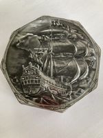 Blechdose Silber 8eck