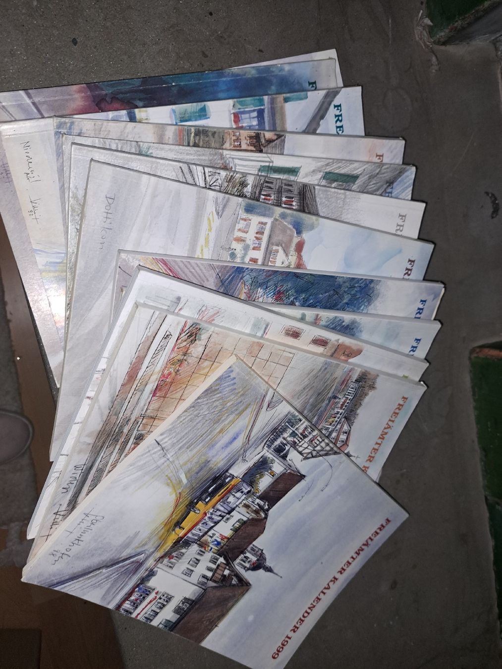 Calendari: Freiämter Kalender Sammlung 1990-2004,  top – Usato da Kölliken venduto da Upcycling-by-Mc-TAM 2