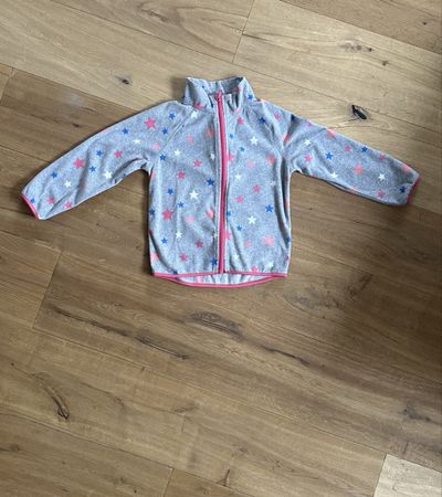 Veste polaire fille/enfant, motifs étoiles, taille 104