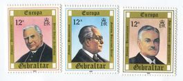 Briefmarken "Bekannte Personen" Gibraltar