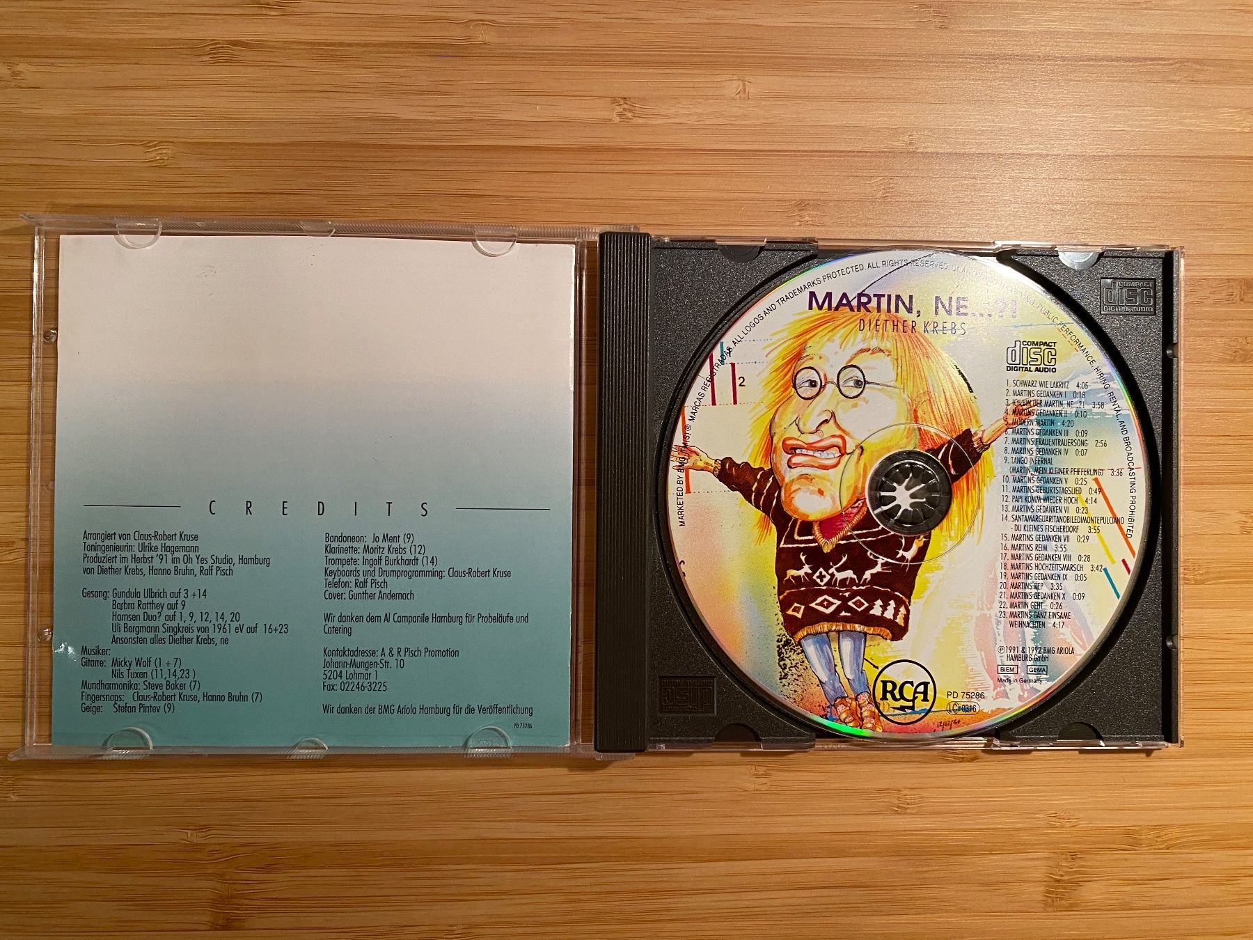 CDs: Martin, ne... Dieter Krebs – Neu (gemäss Beschreibung) aus Zürich von Wim-Broccoli 2