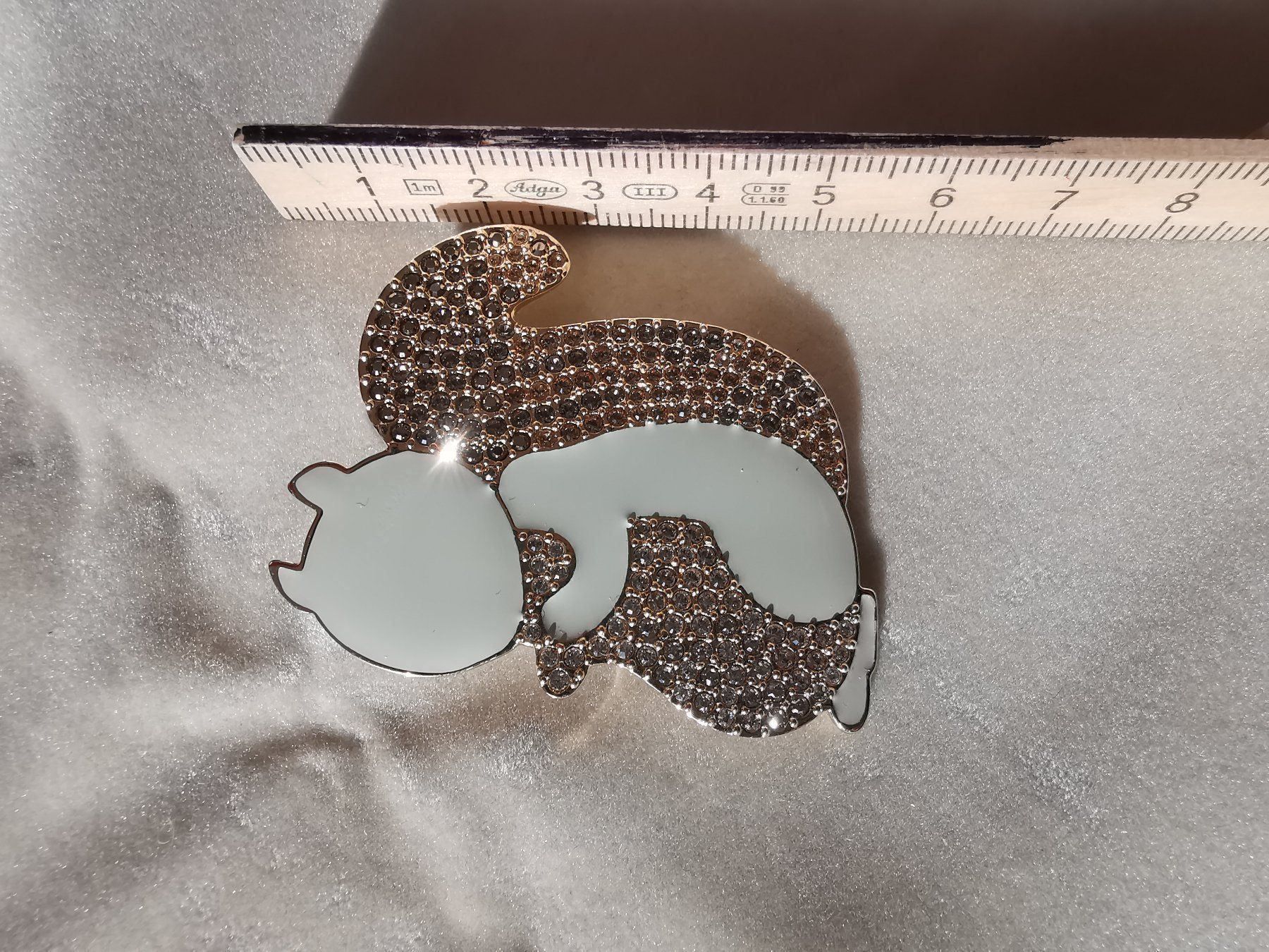 Swarovski Spille & Fermagli: Swarovski Brosche Eichhörnchen gos – Nuovo (secondo la descrizione) da Zürich venduto da Yourgoodbuy 5