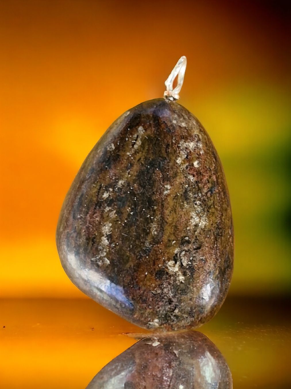 Mineralien & Heilsteine: Flusstein-Anhänger, Eigenfund, handgefertigt – Neu und originalverpackt aus Aarau von Schmuckhoehle_MD 3