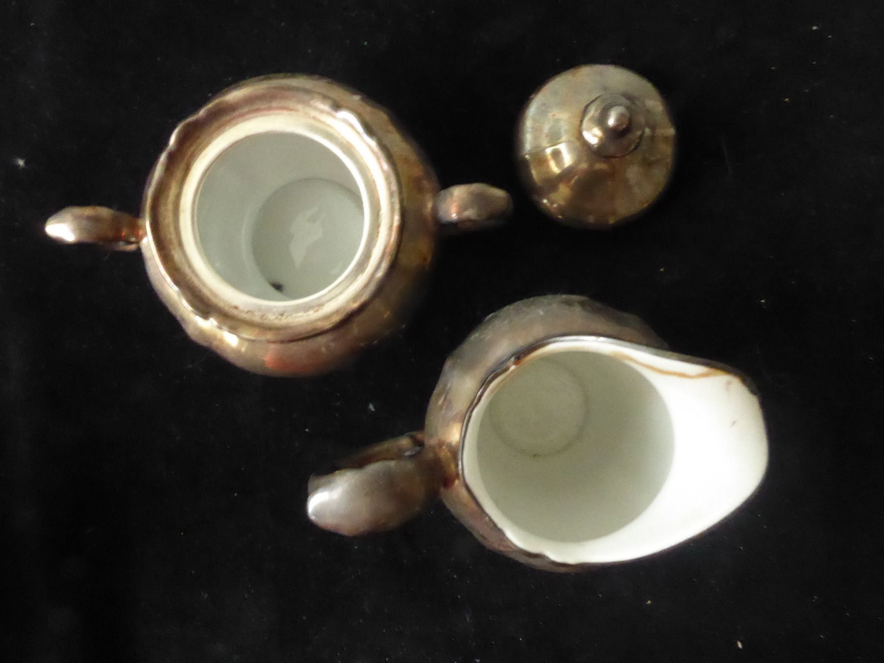 Set di piatti: silbriges Rahmkrüglein und Zucker-Dose – Usato da Zürich venduto da Chaeffeler 3