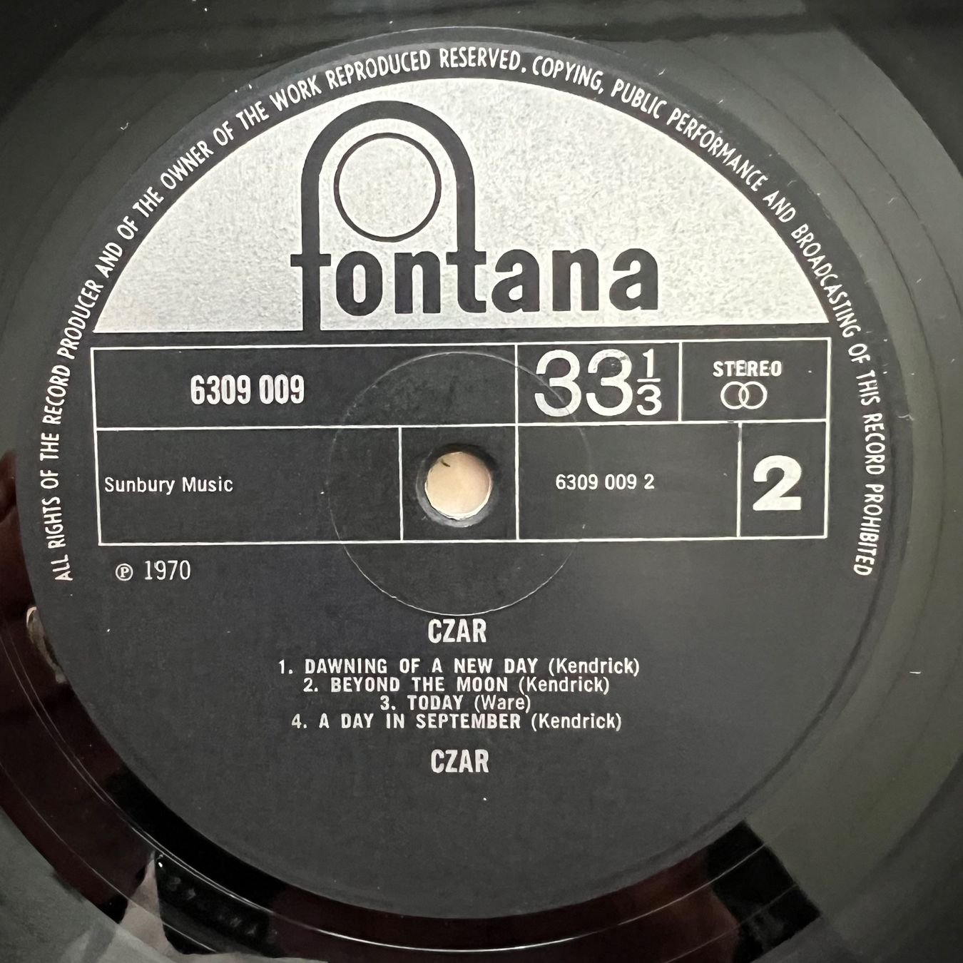 Vinyles: Czar - Same / 1. UK-Press. 1970 - TOP – D'occasion à Gais par soundcave57 4